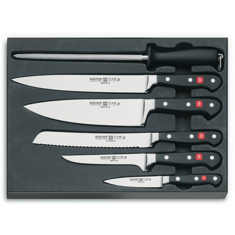 Wusthof Classic 6 Piece Chef s Knife Set & Reviews | Wayfair